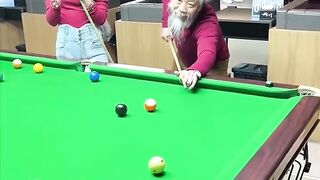 two snooker player