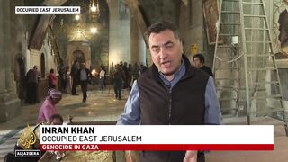 Palestinian Christians barred from Jerusalem’s Old City at Easter.