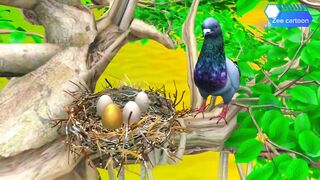 Cartoon story #cartoon entertainment#kabotar cartoon #birds cartoon #moral storys