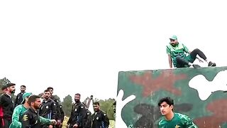 Pakistan cricketer pak army training