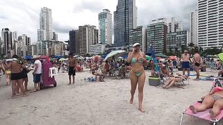 BALNEARİO Camboriu Beach Walking Tour Best Travel BRAZİL????