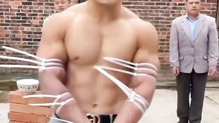 What did he do and who is stronger?