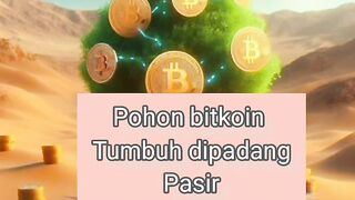 Pohon bitkoin tumbuh di padang pasir