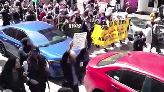 Pro-Palestinians in US states mark Land Day, protest Gaza war