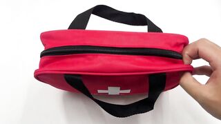 27pcs/173pcs Multi-purpose Small/Large First Aid Kit: Portable Bag