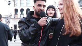 Pretty gril interview, Italy