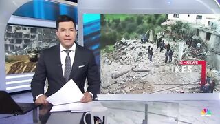 Dozens reported killed in Israeli airstrikes on Syria.
