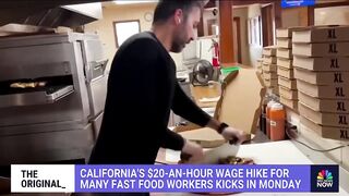 Fast food franchisees fear business woes after California’s wage hike.