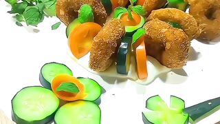 Making Nuggets Doughnut |Chicken |Donut style |नगेट्स डोनट्स बनाना|  सरल नुस्खा