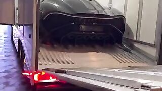 $18.9 Million Dollar Bugatti La Voiture Noire being delivered! ????