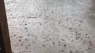 Hail storm