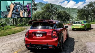 2021 Mini Cooper GP - Forza Horizon 5 (Steering Wheel + Shifter) Gameplay