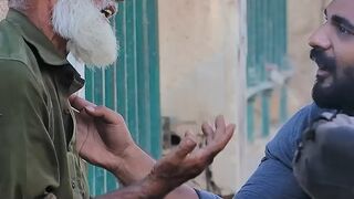 Buying all food by woman - He get emotional