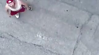 drug addict and drone
