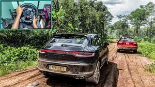 Porsche Macan & Maserati Levante - Forza Horizon 5 Steering Wheel Gameplay