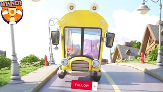 Wheels On The Bus - Educational Videos for Kids | Preschool Kids Songs