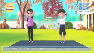 3 DAY STRONG ARMS CHALLENGE FOR KIDS ( kids exercises)