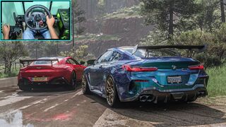 BMW M8 - Forza Horizon 5 Realistic Driving | Logitech G29 Gameplay
