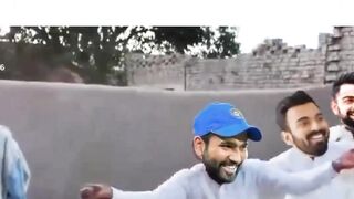 India Pak maych funny moments reel