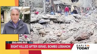 Exchanges of fire across the Lebanon-Israel border escalate.