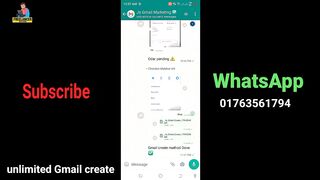 Unlimited Gmail Create Trick With Mobile Phone 2024