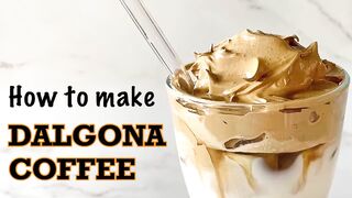 How to Make Dalgona Coffee _ Frothy Coffee