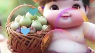 Best little monko funny videos #???? ????❤️♥️????????#most# #????123# cute baby video