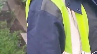 Shocking moment bus driver shoved by angry man in front of daughter