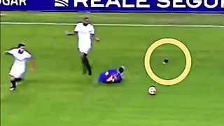 100% luck moments in football ???? #football #soccer