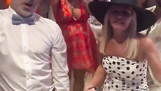 Denise Van Outen plays after-party DJ set during holiday in Dubai