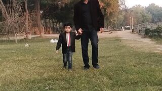 Me and My Son Enjoying in Park