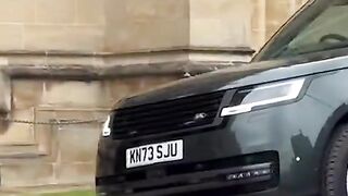 Members of Royal Family arrive at Easter Service in Windsor