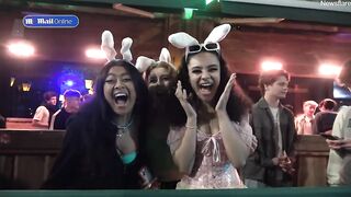 Video Easter revellers continue Bank Holiday weekend celebrations