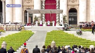 Ailing Pope Francis gives Easter Mass at St Peter's Square