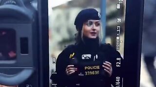 Arrest me please !!!!!  very beautiful policewoman...