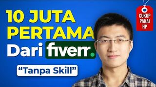 MAKE MONEY ONLINE : Cara Gaptek Dapetin 10 Juta Pertama Dari FIVERR Lewat HP - Kerja Online Dari Rumah.