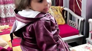 My cute daughter.