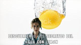 La importancia del agua con limón