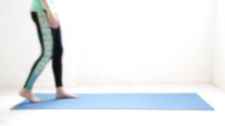 Yoga woman sports free stock video hd