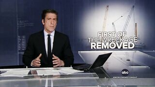 Temporary Baltimore channel opens as crews work on debris from bridge collapse.