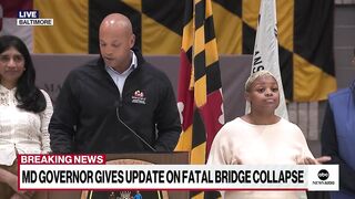 US Coast Guard gives update on Francis Scott Key Bridge cleanup.