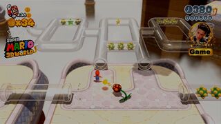 Super Mario 3D World: World 6, Screen 1, Clear Pipe Cruise