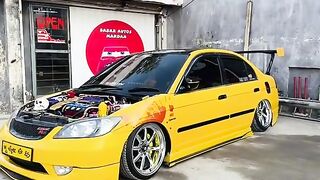 Honda civic Car Modified.