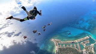 Skydiving over the Bahamas - Best jumps of 2023