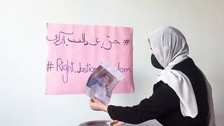 Afghan girls burn Taliban hashtags