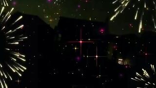 Happy new year night view