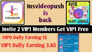 New Platform Launch #INS_TASK_MEDIA ||insvideopush & tiwtter follow is back