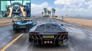 Forza Horizon 5 Realistic Driving | Steering Wheel Gameplay