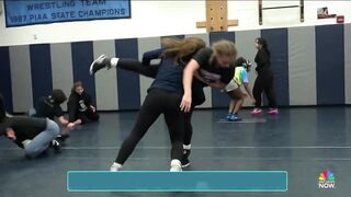 Girls high school wrestling becoming one of the fastest growing sports.