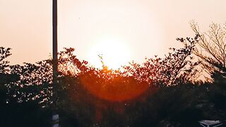 Sunset on morning time